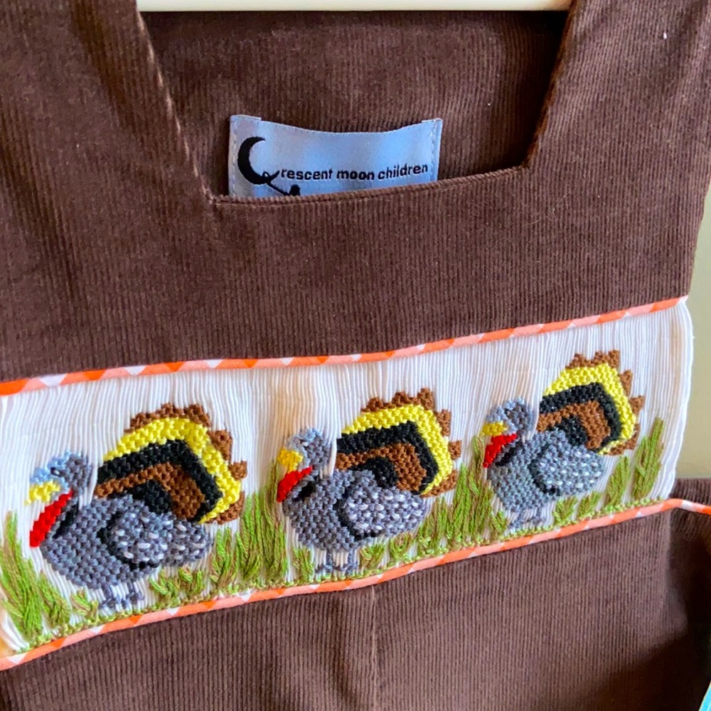 Crescent Moon Children’s 12m Corduroy Long-all. Turkey Hunt.